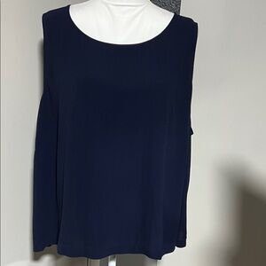 Eileen Fisher Midnight Blue Blouse